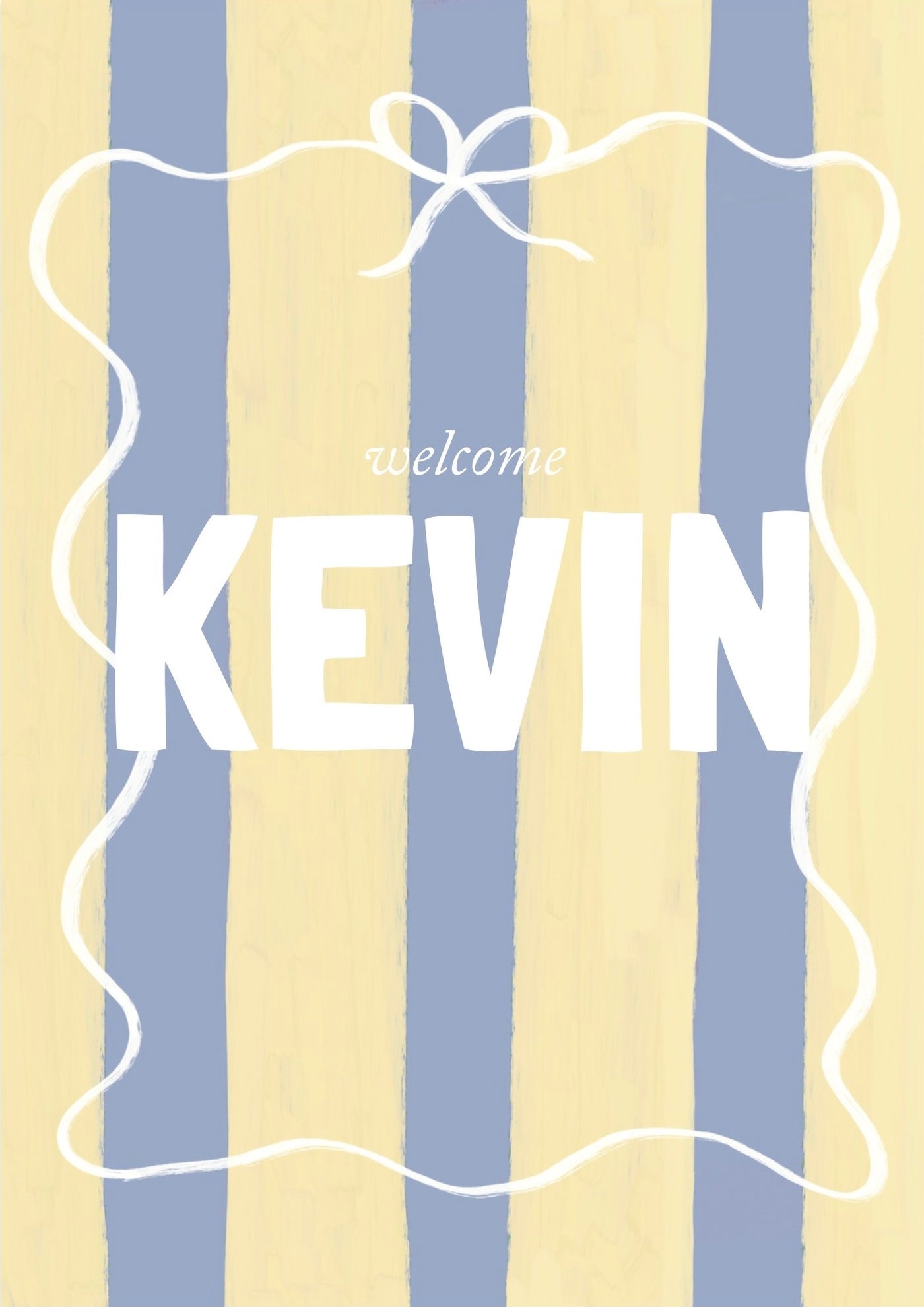 Personalizable Stripes Poster