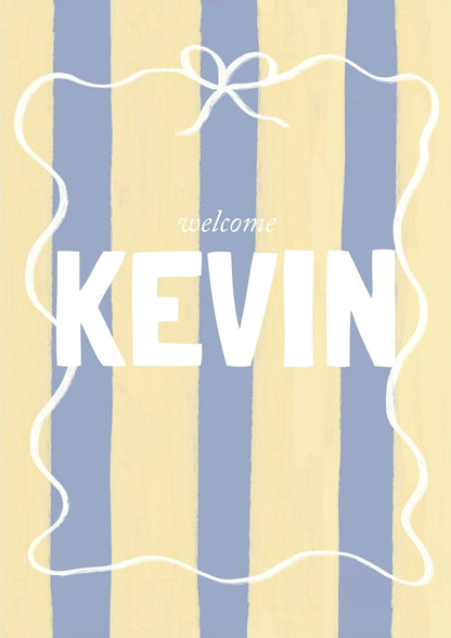 Personalizable Stripes Poster