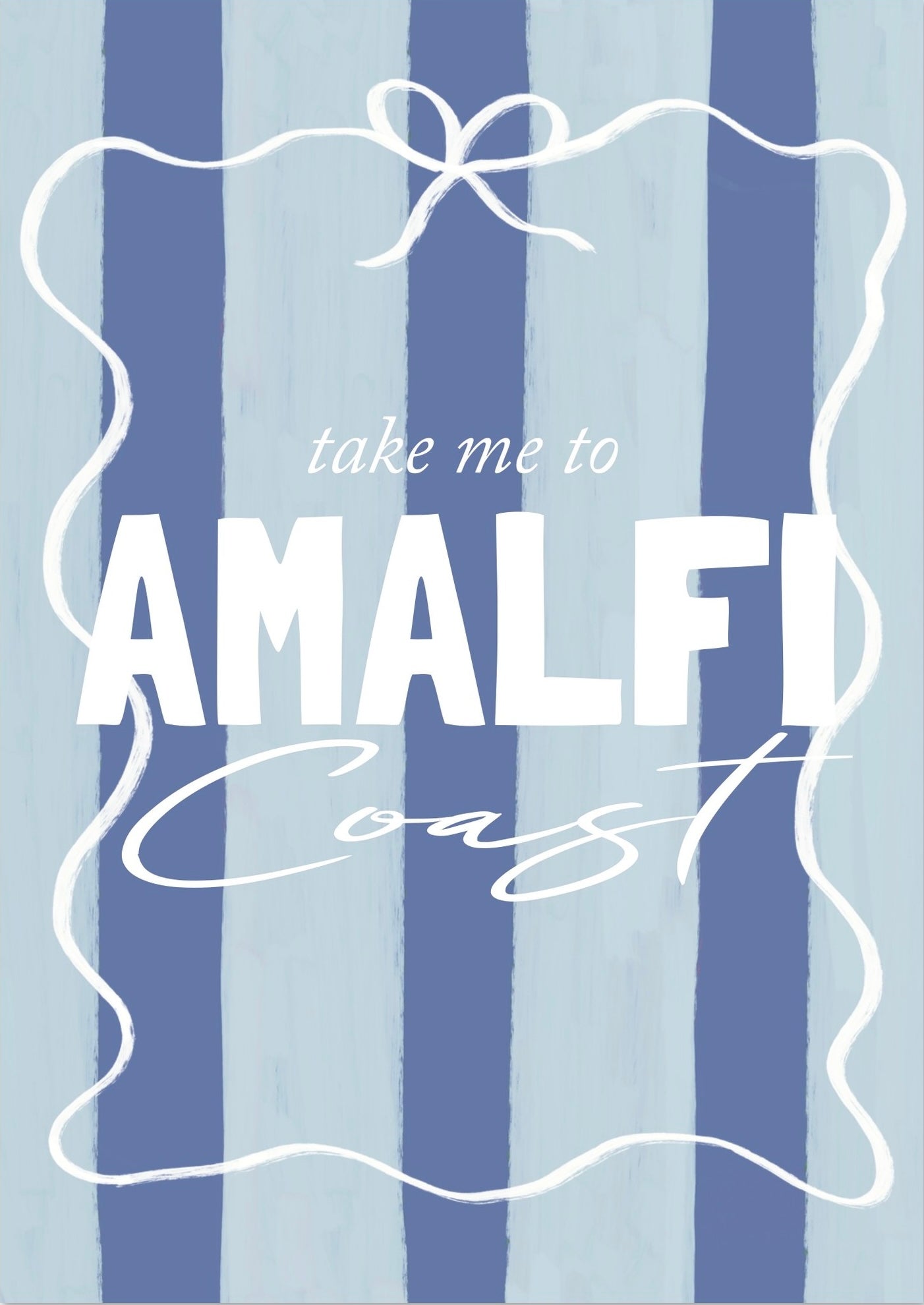 Personalizable Stripes Poster