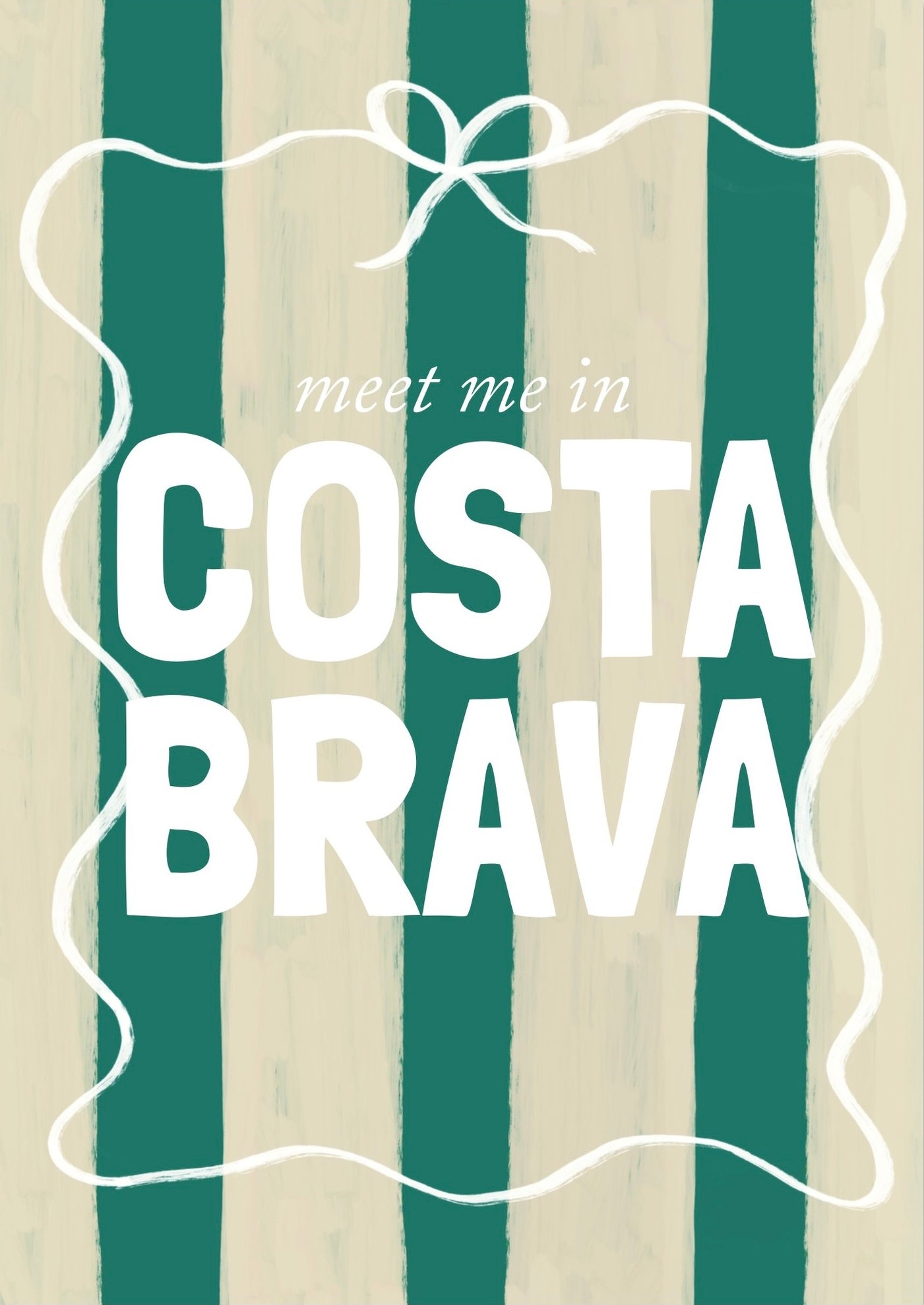 Personalizable Stripes Poster