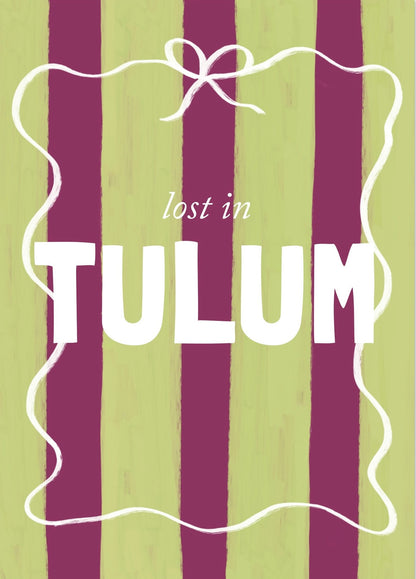 Personalizable Stripes Poster