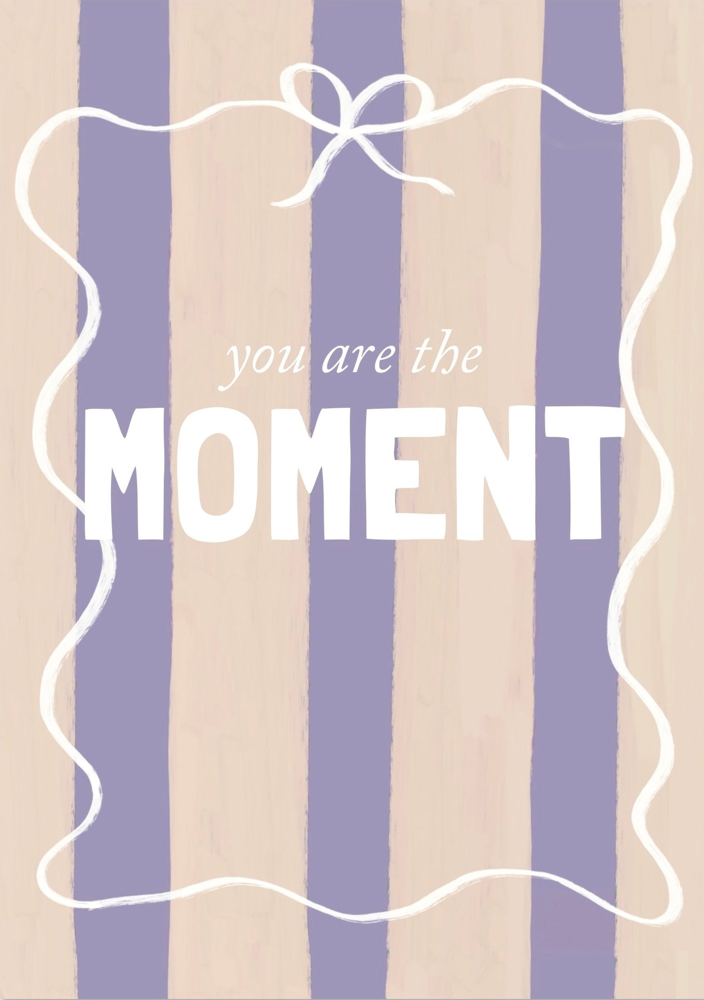 Personalizable Stripes Poster