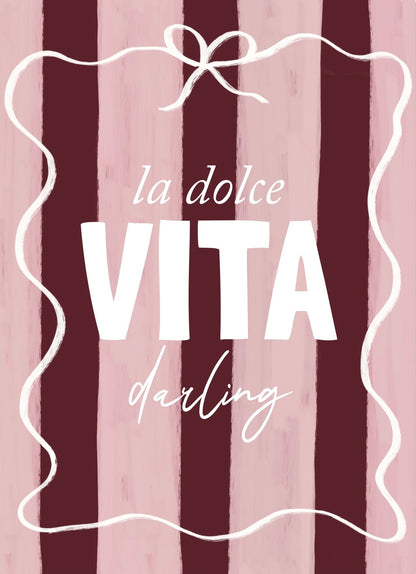 Personalizable Stripes Poster