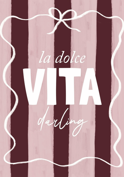 Personalizable Stripes Poster