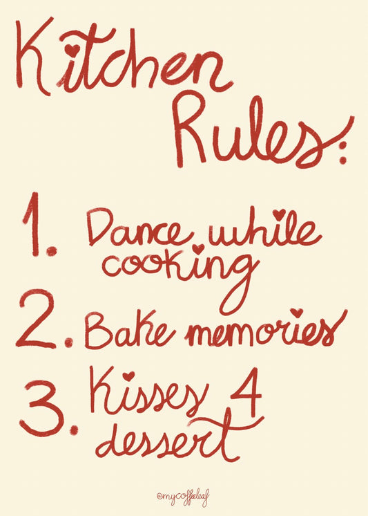 Kitchen Rules Poster