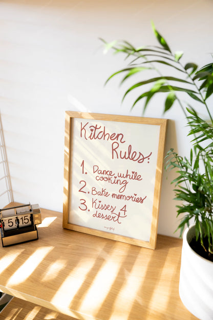 Kitchen Rules Poster