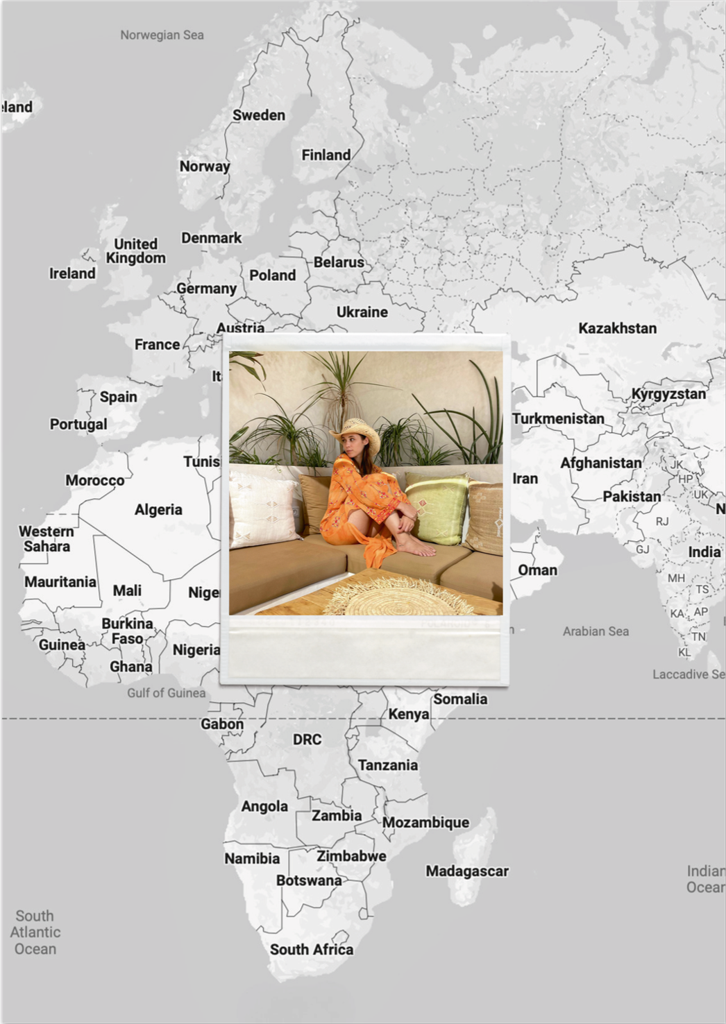 Personalizable Traveler Map Poster